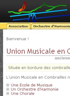 capture du site unionmusicale.com